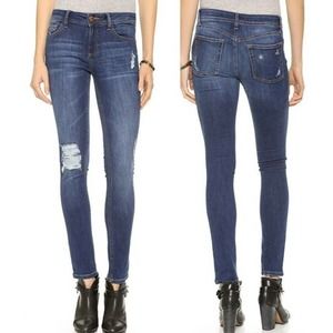 DL1961 Florence Instasculpt Buckley Distressed Skinny Jeans 2428 Women's Size 25